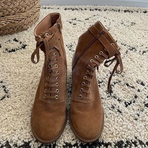 Urban outfitters suede boots, size 10